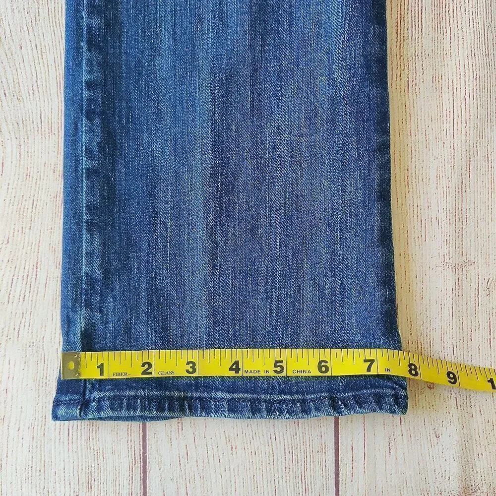 Indigo Blue Premium Denim straight leg maternity jeans sz S